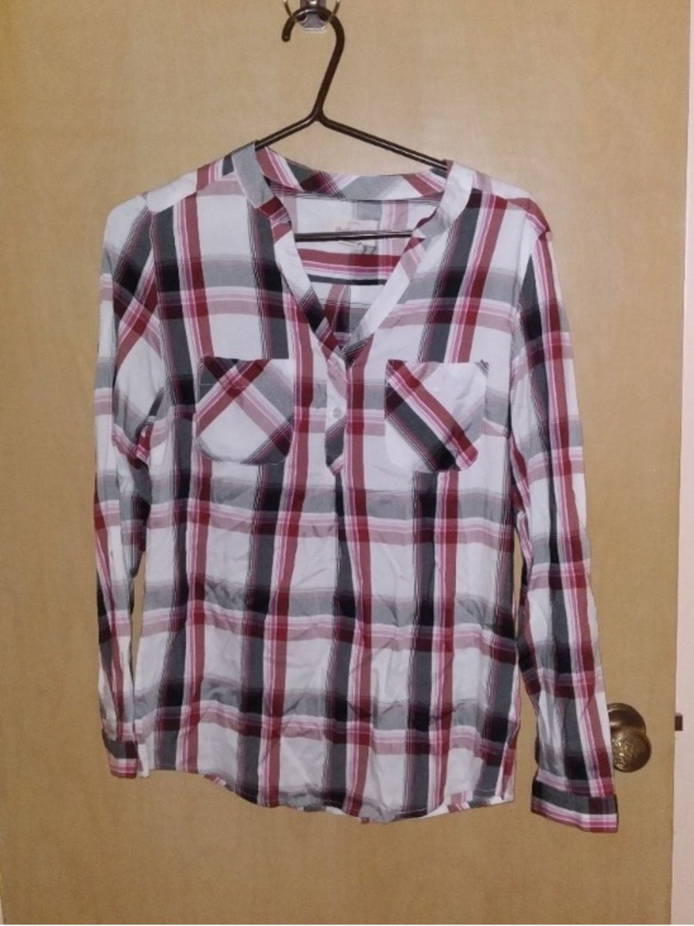 🌷2/18$🌷Original Weatherproof Vintage Plaid Button Down Shirt